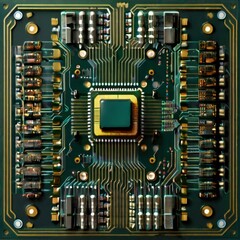 printed circuit board with processor