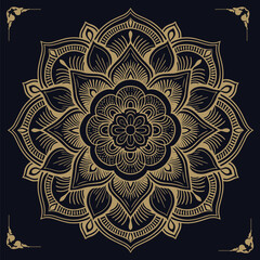 Mandala art design vector, eps file