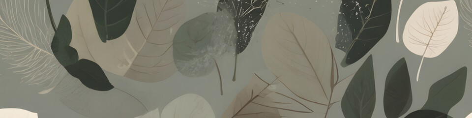 Natural green banner