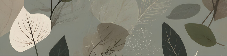 Natural green banner