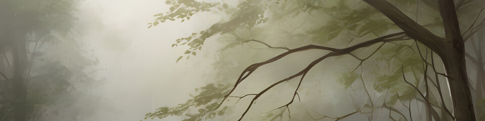 Natural green banner