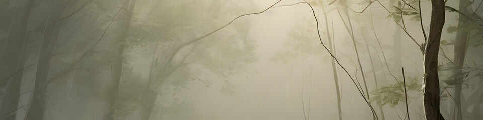 Natural green banner