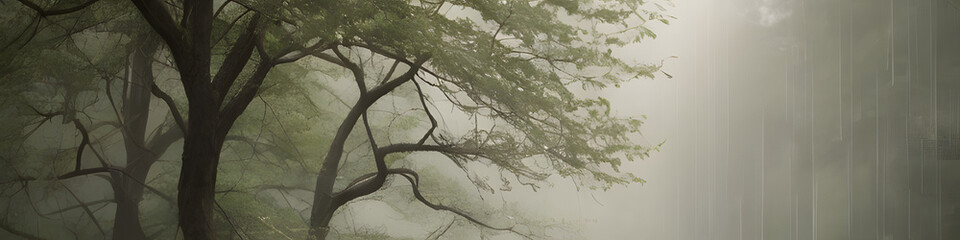 Natural green banner