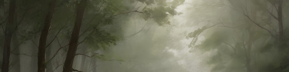 Natural green banner