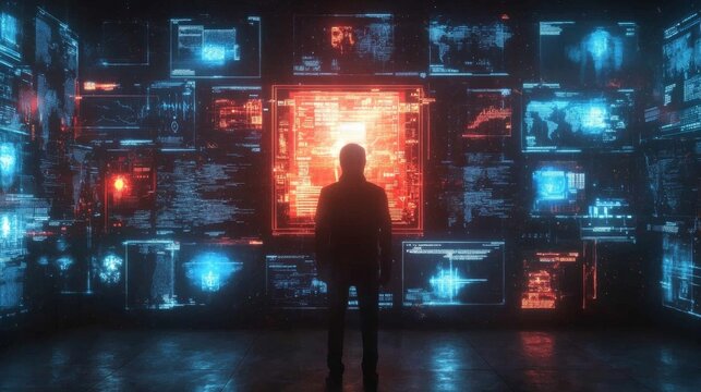 Hacker in Digital World.