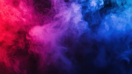 Fototapeta premium Vibrant Colorful Smoke Explosion with Dramatic Haze Atmosphere Background