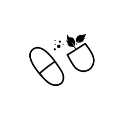 herbal supplement icon