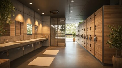 Modern Spa Bathroom Interior.