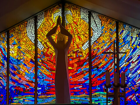  Chapel of Christ the Servant at Kopia Gorka - center of The Light-Life Movement - known as the Oasis Movement - founded by Franciszek Blachnicki.