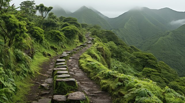 Landscapes at Azores islands, hiking at Santa Maria,  