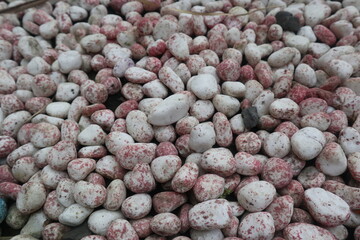 background of colorful stones design for joyful concept