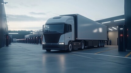 Electric Truck Charging.