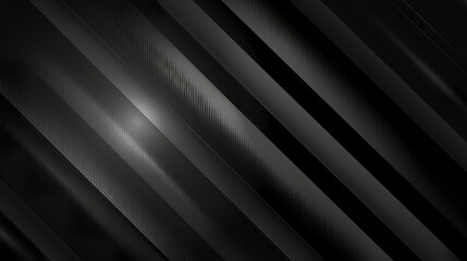 Obraz premium Elegant black abstract background featuring a light carbon fiber texture and gradient