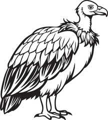 Obraz premium Black and color image of eagle, 