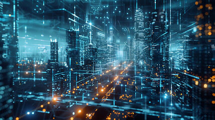 Obraz premium future technology