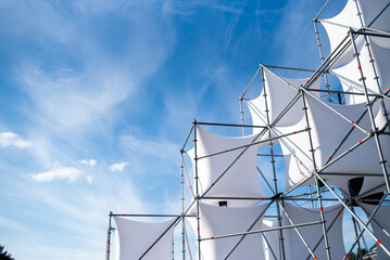 Modern metal construction for stage concert