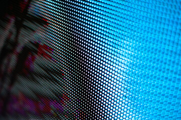 abstract led screen of a tv