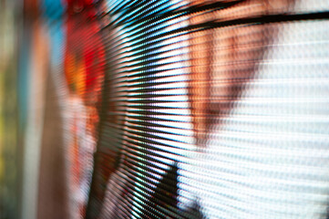 abstract led screen of a tv