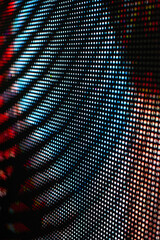 abstract led screen of a tv
