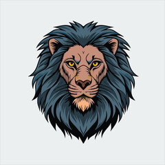 Obraz premium lion head vector