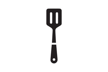 spatula clip art vector elements silhouette isolated in white background