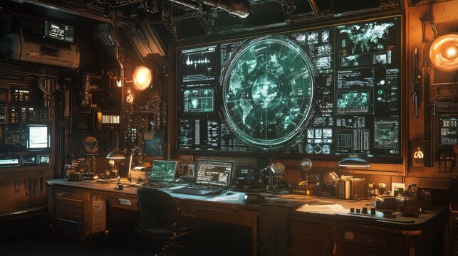 Sci-Fi Control Room.