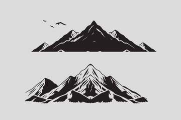 mountain vector