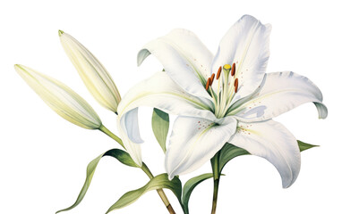 Fototapeta premium Flower plant lily inflorescence.