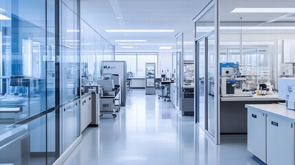 Automated Biotech Lab Synthesizing Pharmaceutical Proteins with Robotic Equipment