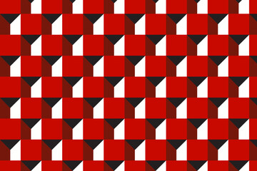 3d cubic blocks seamless pattern vector background