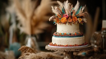 Rustic Wedding Cake.