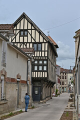 Châlons-en-Champagne, Strade e case del centro storico, Francia