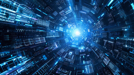 Fototapeta premium future technology