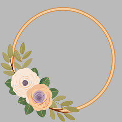 elegant circular frame 