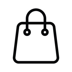 Shopping cart, bag, icon design in trendy style