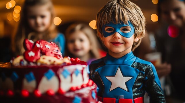 Birthday Boy Superhero.