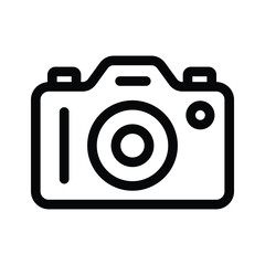 Camera vector design in modern and trendy style, photography device icon