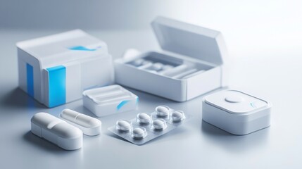 This innovative medicine packaging is designed for a highly sought-after pharmaceutical product, addressing a global demand for effective healthcare solutions. Known for its secure and reliable design