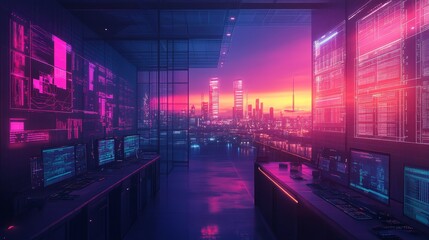Cyberpunk Cityscape.
