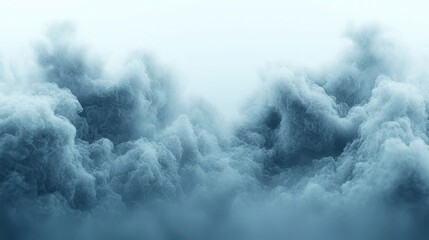 Obraz premium Moody Abstract Background, dark atmospheric design featuring cloud-like textures and a gentle gradient, ideal for enhancing creative projects and immersive visual experiences.