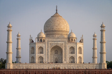 Taj mahal in Agra country