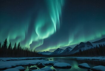 Streaks of light shooting across a dark night sky