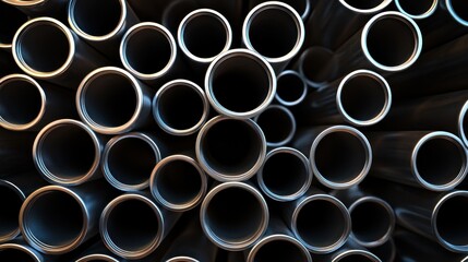 Metallic Pipes Texture