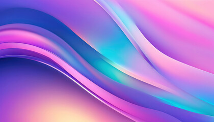 Obraz premium Abstract purple and blue background with wavy shapes