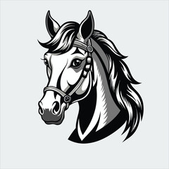 Horse and Horse vector, Horse silhouette,