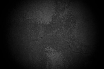 Old wall texture cement dark black gray background abstract grey color design are light with white gradient background.