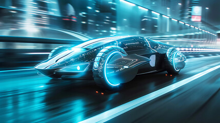 Obraz premium future technology