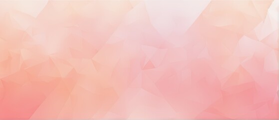Abstract Pink and Orange Low Poly Background