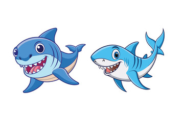 Shark vector, and fish vector