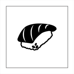 Illustration vector graphic of sushi food icon